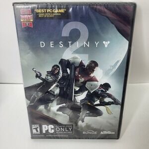 Destiny 2 PC Game Download Only Bungie Activision New Sealed 2017